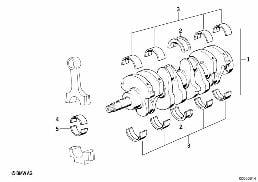 Mecan.cigu.-ocigue.con casquil.de cojin. diagram for BMW 3 Series E30 318i