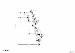 Mecanismo ciguenal-biela diagram for BMW 3 Series E30 318i