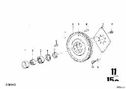 CRANKSHAFT WITH BEARING SHELLS