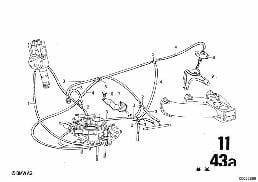 Έλεγχος υποπίεσης diagram for BMW 2500-3.3Li 3.0S