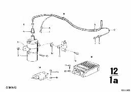 DISTRIBUTOR diagram for BMW 2500-3.3Li 3.0Si