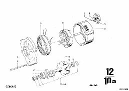 ALTERNATOR PARTS 55A diagram for BMW 2500-3.3Li 3.0Si