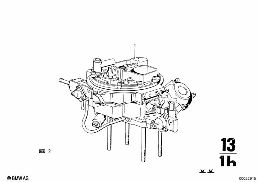 CARBURETOR diagram for BMW 2500-3.3Li 2500