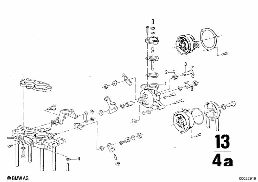 CARBURETOR CAP/PISTON/FLOAT diagram for BMW 2500-3.3Li 2500