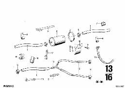 FUEL PUMP diagram for BMW 2500-3.3Li 2500