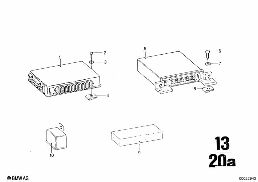 Stuurtoestel diagram for BMW 2500-3.3Li 3.3Li