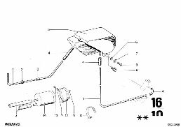 FUEL TANK diagram for BMW 2500-3.3Li 3.0Si