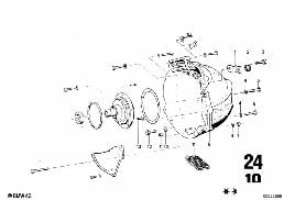 BW 65 HOUSING+ATTACH.PARTS