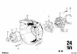 ZF 3HP22 HOUSING PARTS/OIL PAN