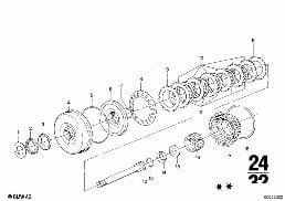 ZF 3HP22 DRIVE CLUTCH A