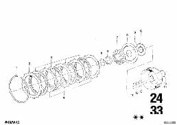 ZF 3HP22 DRIVE CLUTCH B