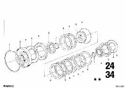 ZF 3HP22 BRAKE CLUTCH C/C'