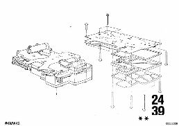 ชุดควบคุม ZF 3HP22 diagram for BMW 2500-3.3Li 3.0Si