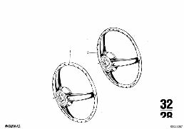 Volante diagram for BMW 2500-3.3Li 3.0S