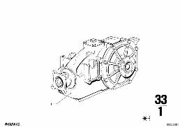 后驱动桥 diagram for BMW 2500-3.3Li 3.0Si