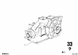 后驱动桥 diagram for BMW 2500-3.3Li 3.0Si