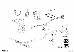 电线束 高度调节 diagram for BMW 2500-3.3Li 3.0Si