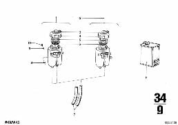EXPANSION TANK diagram for BMW 2500-3.3Li 2800