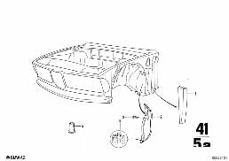 FORWARD STRUCTURE diagram for BMW 2500-3.3Li 2800
