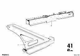 FLOORPAN ASSEMBLY/TRUNK FLOOR diagram for BMW 2500-3.3Li 3.0SBav