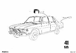 EDGE PROTECTION/COVERINGS ROCKERS diagram for BMW 2500-3.3Li 3.0Si