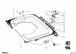 TRUNK LID diagram for BMW 2500-3.3Li 2800