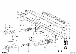 REAR BUMPER WITH MOUNTING PARTS