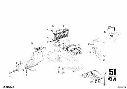 GLOVE BOX diagram for BMW 2500-3.3Li 3.0Si