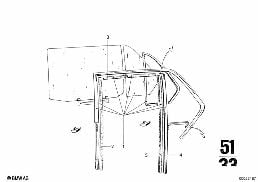 DOOR WINDOW diagram for BMW 2500-3.3Li 3.0Si