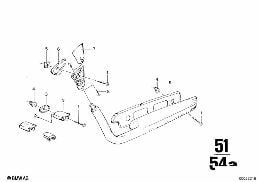 ARMREST, FRONT diagram for BMW 2500-3.3Li 3.0Si
