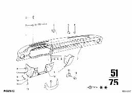 TRIM PANEL diagram for BMW 2500-3.3Li 3.0Si
