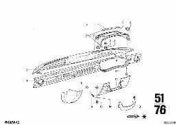 TRIM PANEL diagram for BMW 2500-3.3Li 3.0Si