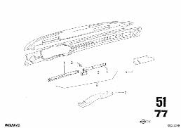 TRIM PANEL diagram for BMW 2500-3.3Li 3.0Si