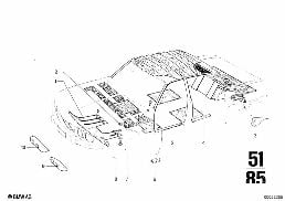 UNDERRIDE PORTECTION, FRONT diagram for BMW 2500-3.3Li 3.0Si