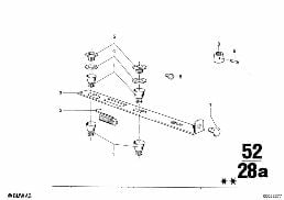 HEADREST FRONT,ADJUSTABLE diagram for BMW 2500-3.3Li 2500
