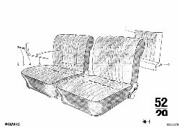 REAR PANEL diagram for BMW 2500-3.3Li 2500