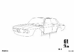 CABLE HARNESS diagram for BMW 2500-3.3Li 2800