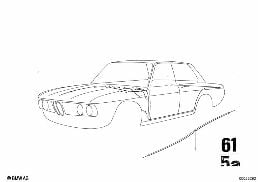 CABLE HARNESS diagram for BMW 2500-3.3Li 2800