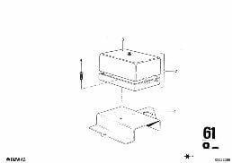 FUSE BOX diagram for BMW 2500-3.3Li 2800