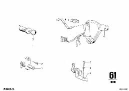 VARIOUS SWITCHES diagram for BMW 2500-3.3Li 2800