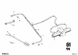 WINDSHIELD CLEANING diagram for BMW 2500-3.3Li 2800