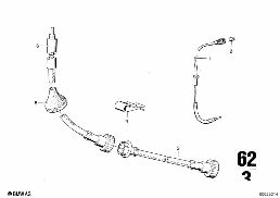 SPEEDO CABLE diagram for BMW 2500-3.3Li 3.0Si