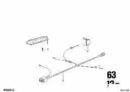VARIOUS LAMPS diagram for BMW 2500-3.3Li 3.0S