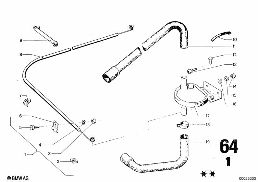 WATER VALVE diagram for BMW 2500-3.3Li 2800