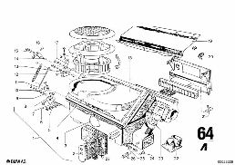 HEATER diagram for BMW 2500-3.3Li 2800