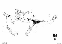 AIR OUTLET diagram for BMW 2500-3.3Li 2800