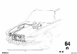 AIR CONDITIONING diagram for BMW 2500-3.3Li 2800