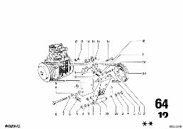 AIR CONDITIONING diagram for BMW 2500-3.3Li 2800