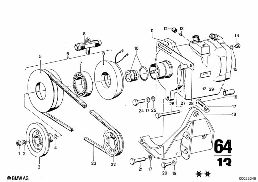 AIR CONDITIONING diagram for BMW 2500-3.3Li 2800