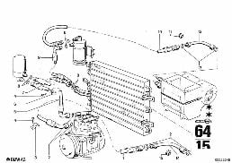 AIR CONDITIONING diagram for BMW 2500-3.3Li 2800